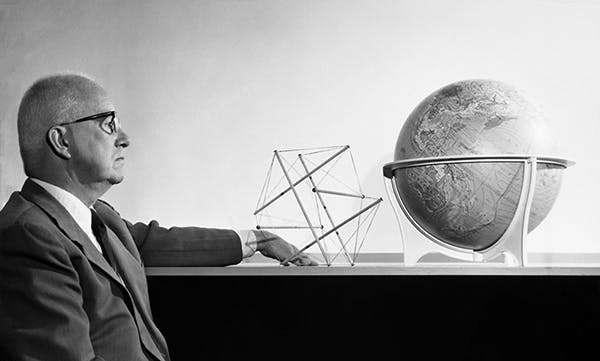 Fuller with Globe and Model