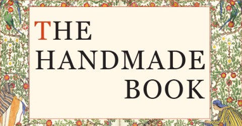 The Handmade Book exhibition poster